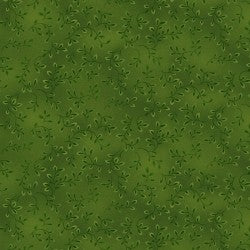 Fabric - Blender, HEG7755-66 Folio Basics Designer Color Principle Christmas Green by Henry Glass