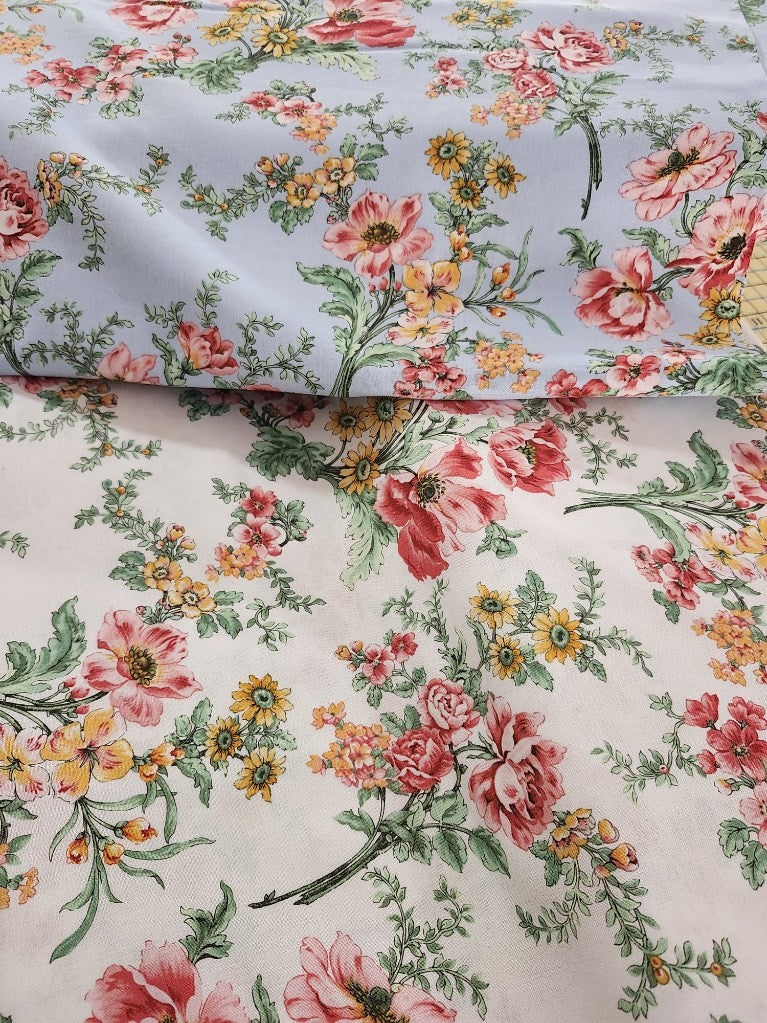 Fabric - French Romance, Sky by Benartex, 13327B-51 / 13327-51