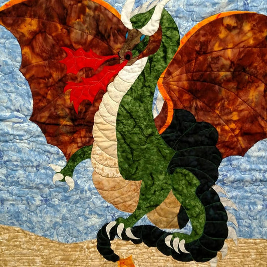 Quilt - Dragon's Breath Original 89" x 89"