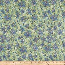 Fabric - Jasmine Floral Vine  Springs Creative 44" 18177