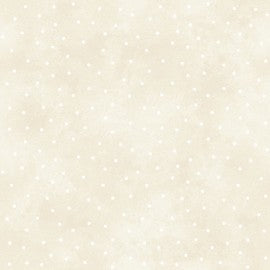 Fabric - Blender, Beautiful Blender Cream/Tan Dots by Maywood Studio  44" MAS8119-E