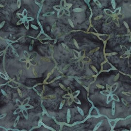 Fabric - Batik Deep Blue by Coastal Getaway Batik 44"- MASB42-18