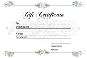 Gift Certificate