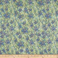 ﻿Fabric - Jasmine Floral Vine  Springs Creative 44" 18177